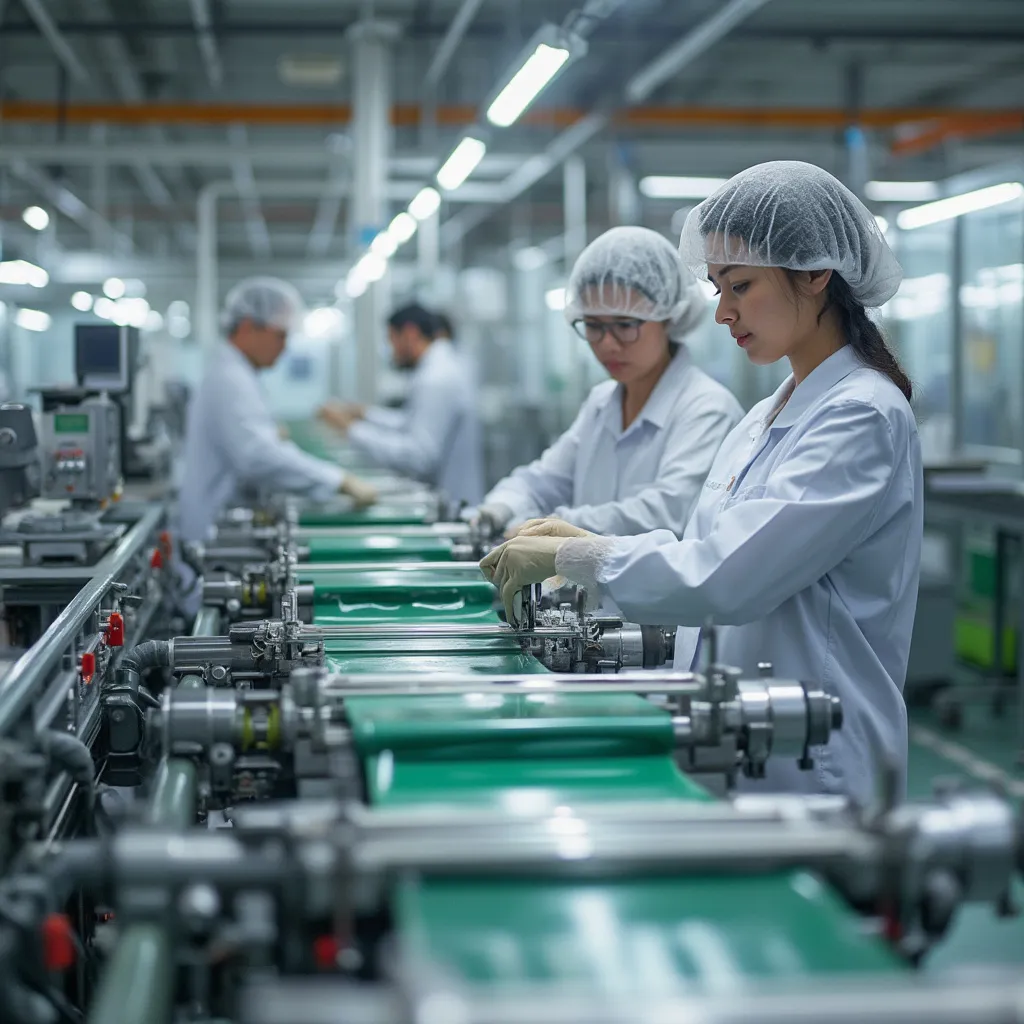 Empresa manufacturera mejorando eficiencia operativa